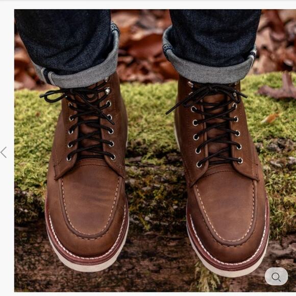 Thursday Boot Company Diplomat Brown Lace Up Leather Boots Mens 9.5 - Picture 4 of 15